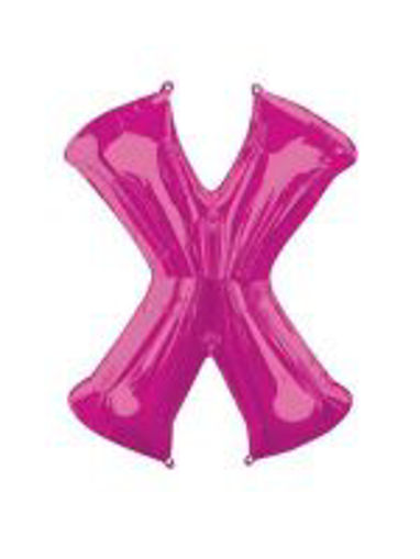 Picture of PINK LETTER X FOIL BALLOON